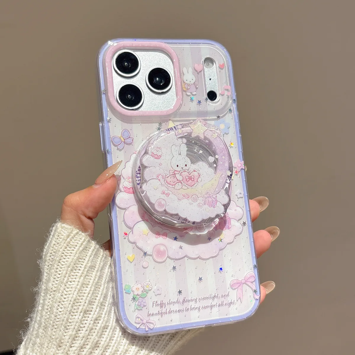 Miffy Kawaii 3D Magnetic Phone Case with Beaded Strap for iPhone 17 16 15 14 13 Pro Max — MagSafe